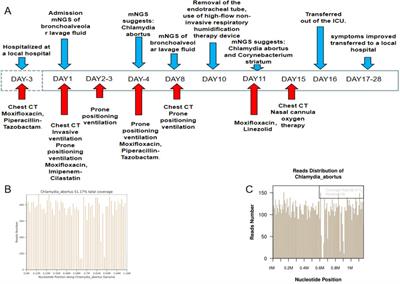 Prone positioning ventilation treatment rescuing a patient with chlamydia abortus-induced ARDS diagnosed by next generation sequencing: a case report